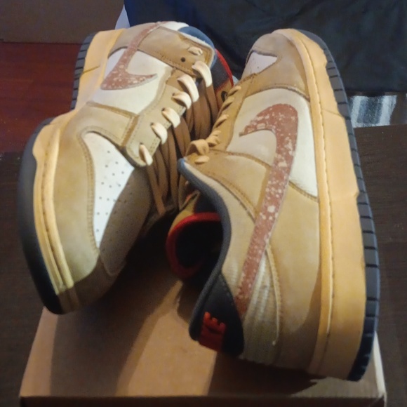 Nike Dunk Low Sketch And Exploration Sneakers Mens SZ 13 EUC - Picture 8 of 9